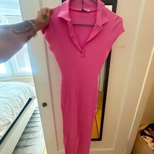 ZARA long button down dress 💕